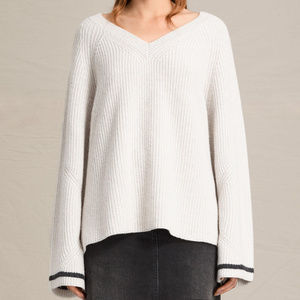 Allsaints Daria V neck chunky knit Jumper M